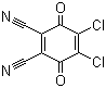 2,3-Dichloro-5,6-dicyano-1,4-benzoquinone molecular structure (CAS 84-58-2)