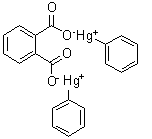 Bis(phenylmercuric) phthalate molecular structure (CAS 84-70-8)