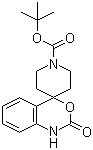 1,2-二氢-2-氧代螺[4H-3,1-苯并恶嗪-4,4'-哌啶]-1'-羧酸叔丁酯分子结构 (CAS 84060-08-2)