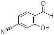 4-甲酰基-3-羟基苯甲腈分子结构 (CAS 84102-89-6)