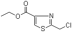 2-(氯甲基)-1,3-噻唑-4-甲酸乙酯分子结构 (CAS 842130-48-7)