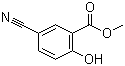 5-氰基-2-羟基苯甲酸甲酯分子结构 (CAS 84437-12-7)