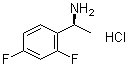 [(S)-1-(2,4-Difluorophenyl)ethyl]amine hydrochloride molecular structure (CAS 844647-37-6)