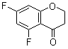 5,7-二氟二氢苯并吡喃-4-酮分子结构 (CAS 844648-22-2)