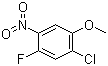 2-Chloro-4-fluoro-5-nitroanisole molecular structure (CAS 84478-76-2)
