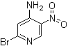 2-溴-5-硝基吡啶-4-胺分子结构 (CAS 84487-15-0)