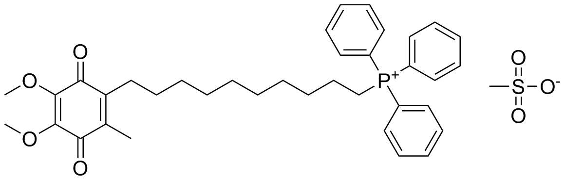 甲磺酸米托醌分子结构 (CAS 845959-50-4)