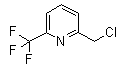 2-(氯甲基)-6-(三氟甲基)吡啶分子结构 (CAS 849094-03-7)