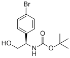 CAS 登录号：849178-85-4, N-[(1R)-1-(4-溴苯基)-2-羟乙基]氨基甲酸叔丁酯