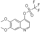 6,7-二甲氧基喹啉-4-基三氟甲烷磺酸酯分子结构 (CAS 849217-54-5)