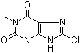 8-Chlorotheophylline molecular structure (CAS 85-18-7)