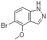 5-Bromo-4-methoxy-1H-indazole molecular structure (CAS 850363-67-6)