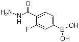 3-Fluoro-4-hydrazinocarbonylphenylboronic acid molecular structure (CAS 850568-06-8)