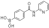 [4-[(吡啶-2-基)氨基甲酰]苯基]硼酸分子结构 (CAS 850568-25-1)