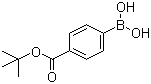 4-(叔丁氧羰基)苯硼酸分子结构 (CAS 850568-54-6)