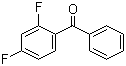 2,4-二氟二苯甲酮分子结构 (CAS 85068-35-5)