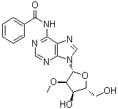 N6-Benzoyl-2'-O-methyladenosine molecular structure (CAS 85079-00-1)