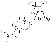 披针叶五味子二内酯 F分子结构 (CAS 850878-47-6)