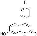 4-(4-Fluorophenyl)-7-hydroxy-2H-1-benzopyran-2-one molecular structure (CAS 850881-86-6)