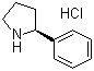 (R)-3-苯基吡咯烷盐酸盐分子结构 (CAS 851000-46-9)
