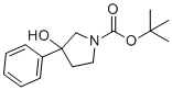 叔-丁基3-羟基-3-苯基吡咯烷-1-羧酸酯分子结构 (CAS 851000-71-0)