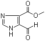 5-醛基咪唑-4-甲酸甲酯分子结构 (CAS 85110-06-1)