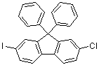 2-氯-7-碘-9,9-二苯基-9H-芴分子结构 (CAS 851119-15-8)