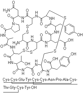 Linaclotide molecular structure (CAS 851199-59-2)