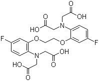 N,N'-[1,2-乙二基双[氧(4-氟-2,1-苯基)]]双[N-(羧甲基)甘氨酸]分子结构 (CAS 85233-22-3)