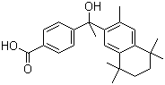4-[1-羟基-1-(5,6,7,8-四氢-3,5,5,8,8-五甲基-2-萘基)乙基]苯甲酸分子结构 (CAS 852524-20-0)
