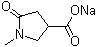 1-Methyl-5-oxo-3-pyrrolidinecarboxylic acid sodium salt molecular structure (CAS 85414-22-8)