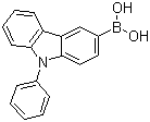 (9-Phenyl-9H-carbazol-3-yl)boronic acid molecular structure (CAS 854952-58-2)