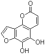 4,6,7-三羟基-5-苯并呋喃丙烯酸 delta-内酯分子结构 (CAS 857019-99-9)