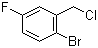 2-溴-5-氟苄氯分子结构 (CAS 857276-61-0)
