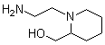 1-(2-Aminoethyl)-2-piperidinemethanol molecular structure (CAS 857637-04-8)