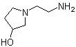 1-(2-氨基乙基)-3-羟基吡咯烷分子结构 (CAS 857637-07-1)