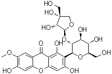 远志山酮 XI分子结构 (CAS 857859-82-6)