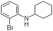 2-Bromo-N-cyclohexylbenzenamine molecular structure (CAS 858516-27-5)