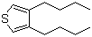 3,4-二丁基噻吩分子结构 (CAS 85932-61-2)