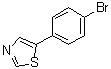 5-(4-Bromophenyl)thiazole molecular structure (CAS 859471-62-8)