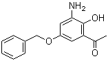 1-(3-氨基-5-苄氧基-2-羟基苯基)乙酮分子结构 (CAS 861841-90-9)