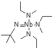 (T-4)-三(N-甲基乙胺)[2-甲基-2-丙胺]铌分子结构 (CAS 864150-47-0)