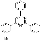4-(3-Bromophenyl)-2,6-diphenylpyrimidine molecular structure (CAS 864377-28-6)