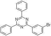 2-(3-Bromophenyl)-4,6-diphenyl-1,3,5-triazine molecular structure (CAS 864377-31-1)
