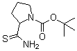 2-(Aminothioxomethyl)-1-pyrrolidinecarboxylic acid 1,1-dimethylethyl ester molecular structure (CAS 864958-51-0)