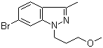 6-溴-1-(3-甲氧基丙基)-3-甲基-1H-吲唑分子结构 (CAS 865156-81-6)
