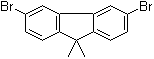 3,6-二溴-9,9-二甲基芴分子结构 (CAS 865702-19-8)