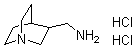 1-氮杂双环[2.2.2]辛烷-3-甲胺二盐酸盐分子结构 (CAS 865887-14-5)