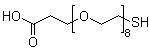 1-巯基-3,6,9,12,15,18,21,24-八氧杂二十七烷-27-酸分子结构 (CAS 866889-02-3)