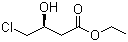 S(-)-4-氯-3-羟基丁酸乙酯分子结构 (CAS 86728-85-0)